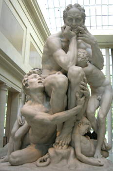 Ugolino e seus filhos, obra de Carpeaux