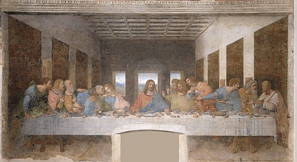 Pintura Última Ceia de Leonardo da Vinci