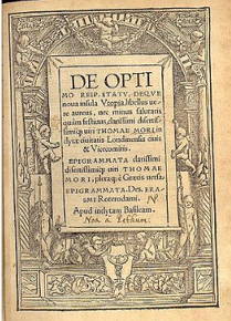 Utopia, obra de Thomas More