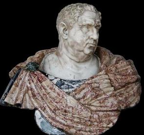 Busto do imperador romano Vespasiano
