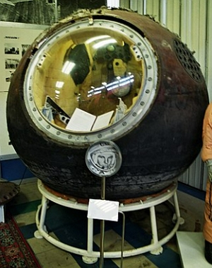 Foto da c&aacute;psula espacial Vostok 1