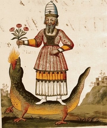 Pintura representando Zoroastro